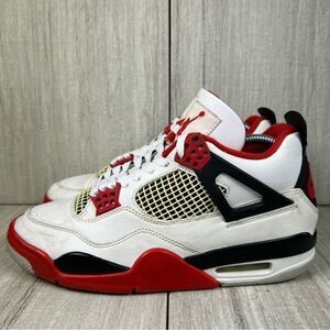 Nike Air Jordan 4 Retro OG Fire Red 2020 Sneaker Shoe dc7770 160 Mens Size 8
